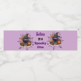 Rótulo De Garrafa De Vinho Bebendo de Festa de aniversário de Halloween