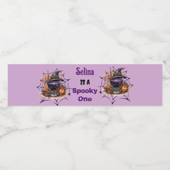 Rótulo De Garrafa De Vinho Bebendo de Festa de aniversário de Halloween (Rótulo Único)