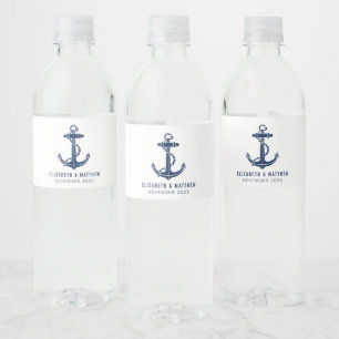 Rótulo De Garrafa De Vinho Boat Anchor Beach House Casamento Favorece Persona