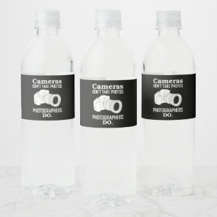 Rótulo De Garrafa De Vinho Câmeras Não Tiram Fotografia Fotográfica