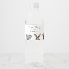 Rótulo De Garrafa De Vinho Cartões de chá de fraldas e presentes para animais