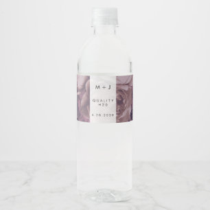 Rótulo De Garrafa De Vinho Casamento de Fantasia Roxo