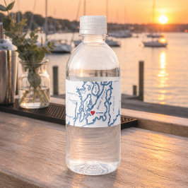 Rótulo De Garrafa De Vinho Casamento em Newport Rhode Island