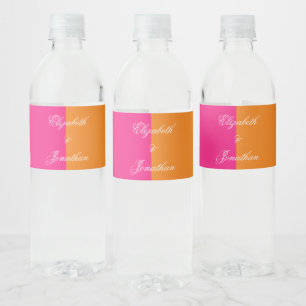 Rótulo De Garrafa De Vinho Casamento Minimalista Misto e Combinado com Nascer