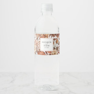 Rótulo De Garrafa De Vinho Casamento outono Personalizado do outono de Terrac