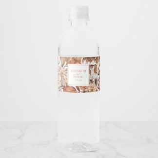Rótulo De Garrafa De Vinho Casamento outono Personalizado do outono de Terrac