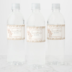 Rótulo De Garrafa De Vinho Chá de Bebê do Coelhinho