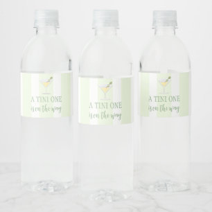 Rótulo De Garrafa De Vinho Chá de Bebê do Tini One