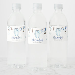 Rótulo De Garrafa De Vinho Chá de fraldas Ahoy Náutico
