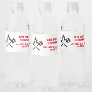 Rótulo De Garrafa De Vinho chá de fraldas casal Chá de fraldas churrasco