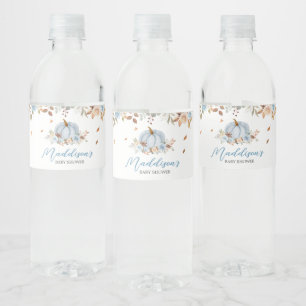 Rótulo De Garrafa De Vinho Chá de fraldas de Abóbora Azul