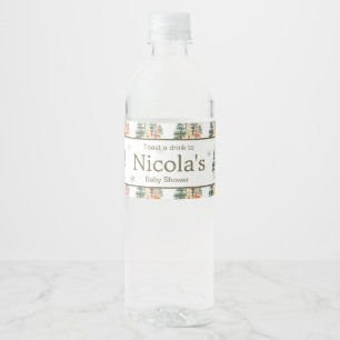 Rótulo De Garrafa De Vinho Chá de fraldas de coelhos de inverno