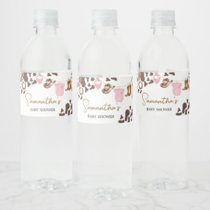 Rótulo De Garrafa De Vinho Chá de fraldas de vaquinha