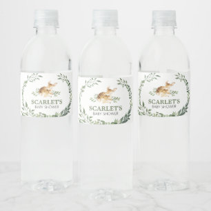 Rótulo De Garrafa De Vinho Chá de fraldas de veado