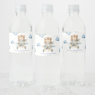 Rótulo De Garrafa De Vinho Chá de fraldas do Urso de Teddy