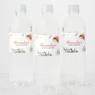 Rótulo De Garrafa De Vinho Chá de fraldas papais noeis