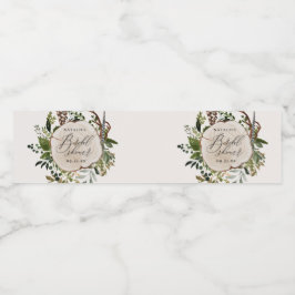 Rótulo De Garrafa De Vinho Chá de panela botânico de celeiro russo