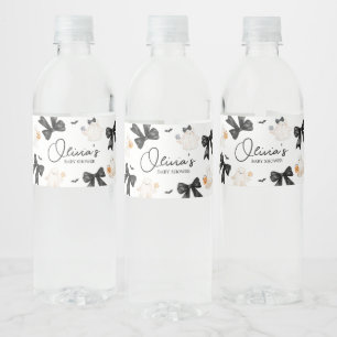 Rótulo De Garrafa De Vinho Chuva de Bebê Fantasminha Pequena Boo no Halloween