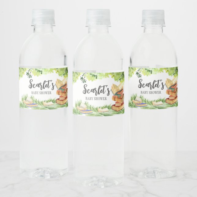 Rótulo De Garrafa De Vinho Chuva de Bebê Novo Capítulo (Garrafas)