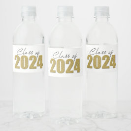 Rótulo De Garrafa De Vinho Classe de Largura Dourada de 2024