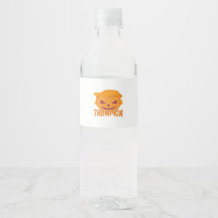 Rótulo De Garrafa De Vinho Clássico de Trumpkin - Estilo Presidente de Abóbor