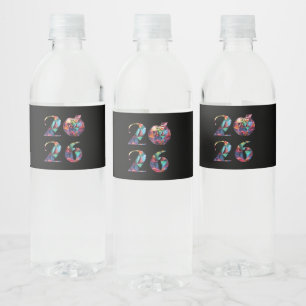 Rótulo De Garrafa De Vinho Colorido 2026-