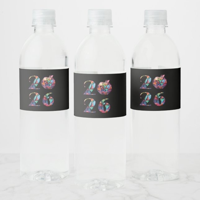 Rótulo De Garrafa De Vinho Colorido 2026- (Garrafas)