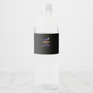 Rótulo De Garrafa De Vinho Coma, Beba E Seja Assustador Design Divertido de H
