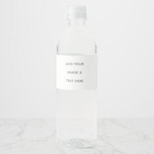 Rótulo De Garrafa De Vinho Crie seu próprio branco
