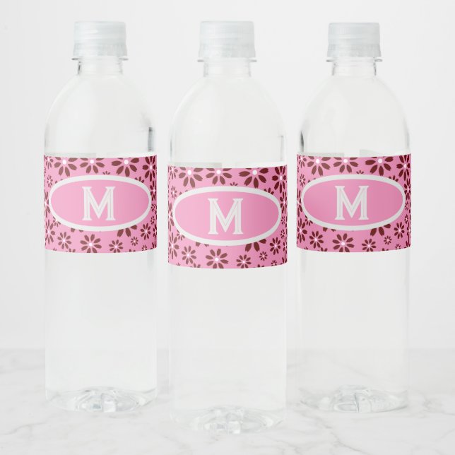 Rótulo De Garrafa De Vinho Daisies Simple Na moda Modern (Garrafas)