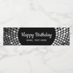 Rótulo De Garrafa De Vinho Disco, 70 anos de safra, garrafa d'água