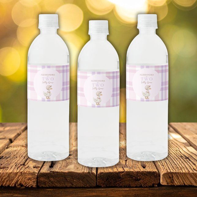 Rótulo De Garrafa De Vinho Dois Bobos Festa de segundo aniversário de Gente (Criador carregado)