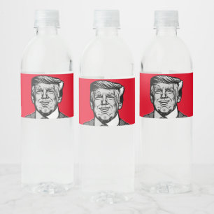 RÓTULO DE GARRAFA DE VINHO DONALD TRUMP