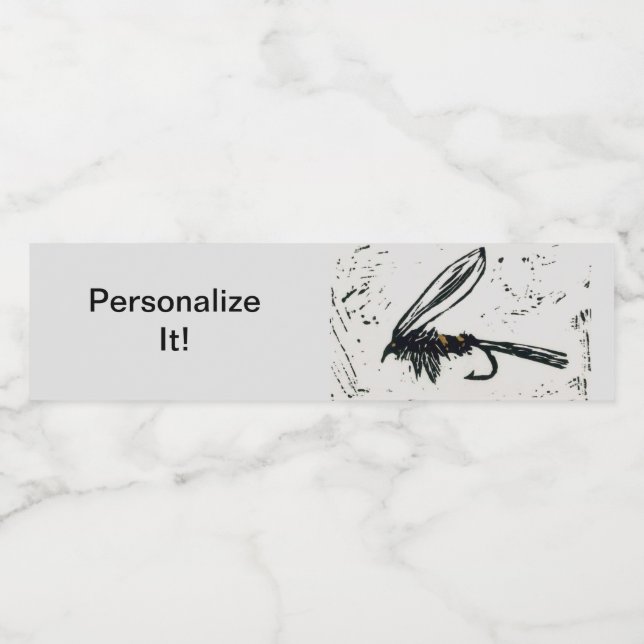 Rótulo De Garrafa De Vinho "Dourada Leitura de Lebre Riva" (Rótulo Único)