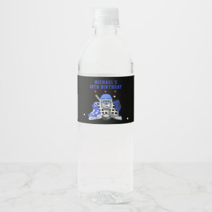 RÓTULO DE GARRAFA DE VINHO É ANIVERSÁRIO DA HOCKEY DO TEMPO DO JOGO