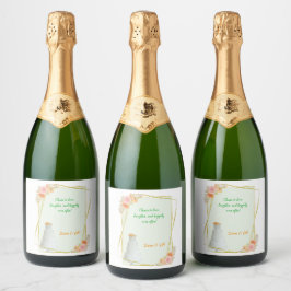 Rótulo de Garrafa de Vinho e Espumante para Casame