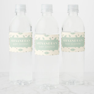 Rótulo De Garrafa De Vinho Ela Está Pronta Para Parir Chá de Bebê Boho Kawaii