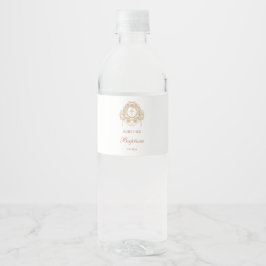 Rótulo De Garrafa De Vinho Elegante Quadro Santa Cruz Batismo