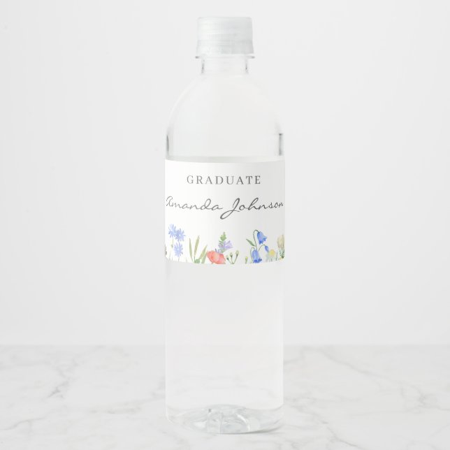 Rótulo De Garrafa De Vinho Enfermeira Festa de formatura (Frente)