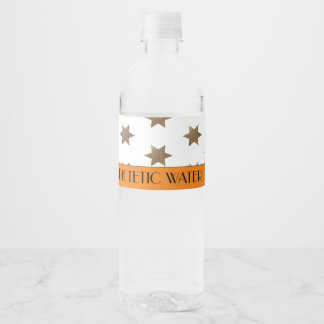 Rótulo De Garrafa De Vinho estrela ouro