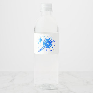 Rótulo De Garrafa De Vinho Estrelas emblem Twinkle, farol da era digital