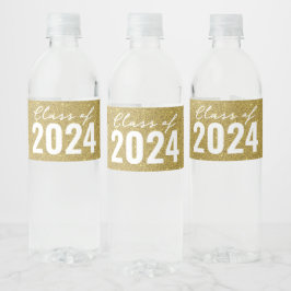 Rótulo De Garrafa De Vinho Falha Dourada de ano de classe personalizada