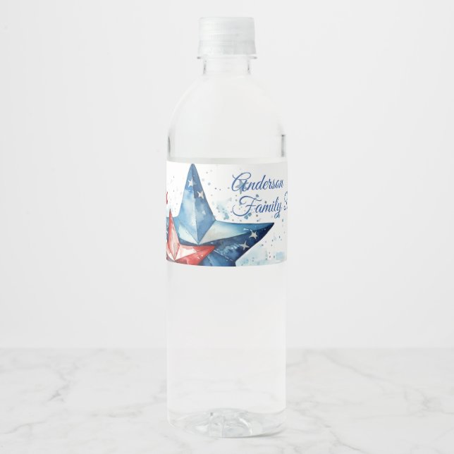 Rótulo De Garrafa De Vinho Family Reunion Party Invitation (Frente)