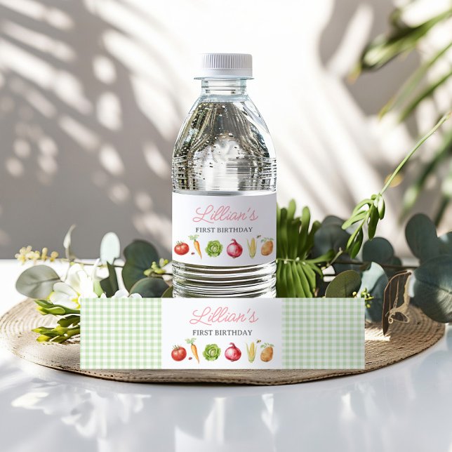 Rótulo De Garrafa De Vinho Farmácia Mercado Vegetal Aniversário (Criador carregado)