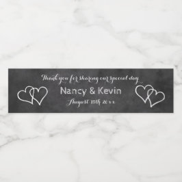 Rótulo De Garrafa De Vinho Favorito de festa de casamento de quadro branco pr