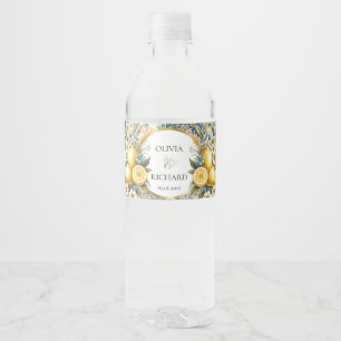 Rótulo De Garrafa De Vinho Febre de Azulejo do Mediterrâneo: italiano Positan