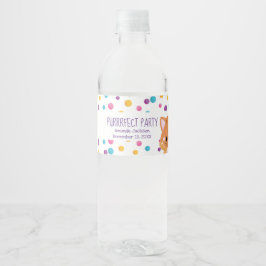 Rótulo De Garrafa De Vinho Festa de aniversário de Gato Gato Gato-Gato-de-Arc