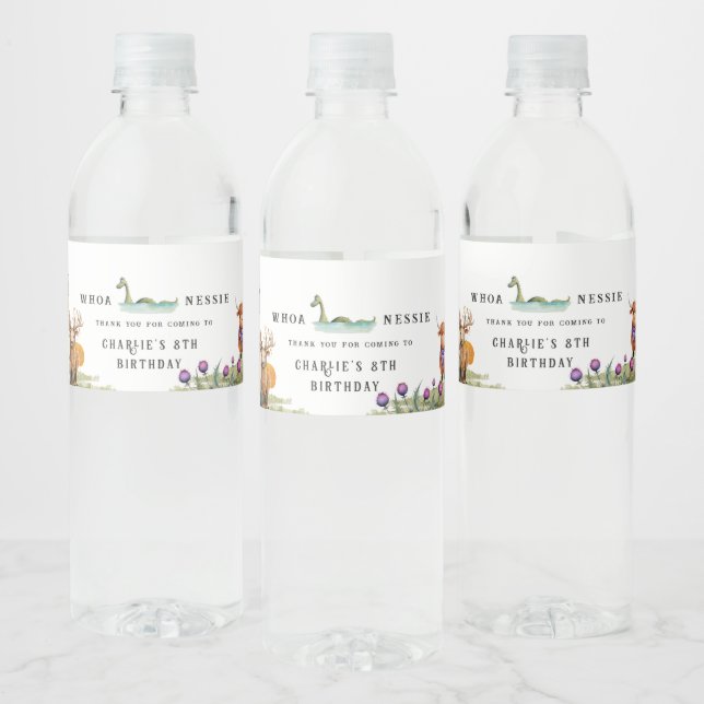 Rótulo De Garrafa De Vinho Festa de aniversário Tesoita Escocês (Garrafas)