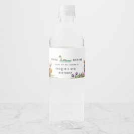 Rótulo De Garrafa De Vinho Festa de aniversário Tesoita Escocês