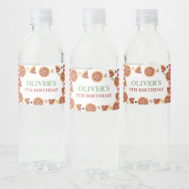 Rótulo De Garrafa De Vinho Festa De Pizza, Fatia De Divertimento